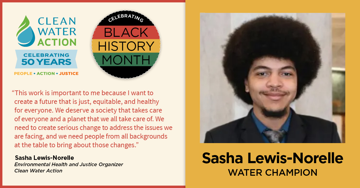 Black History Water Champion - Sasha Lewis-Norelle