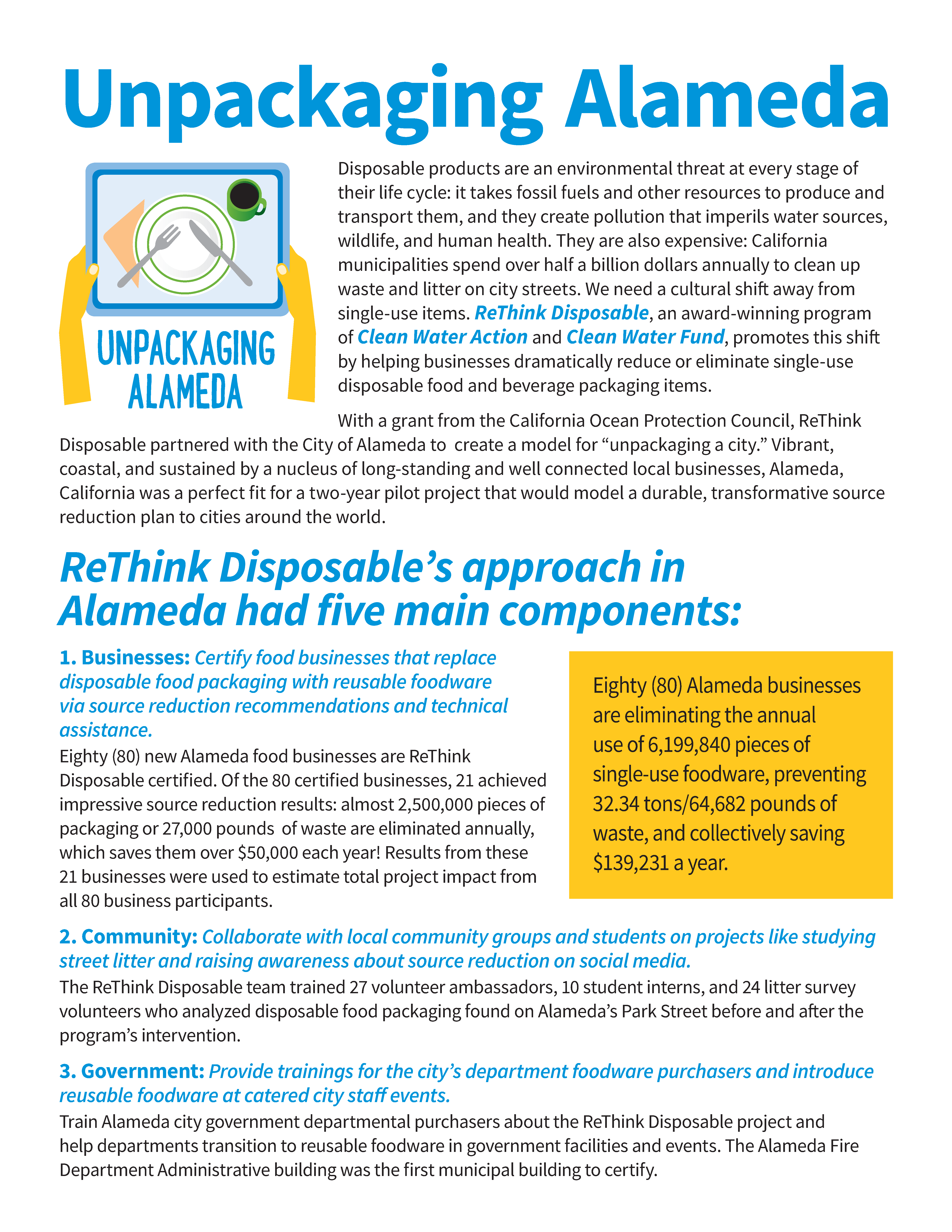 ReThink Disposable Unpacking Alameda | Page 1