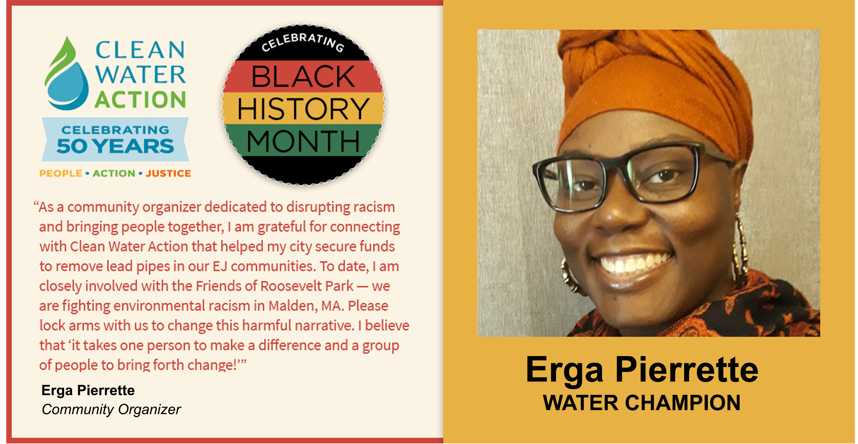 Erga Pierrette - Black History Champion