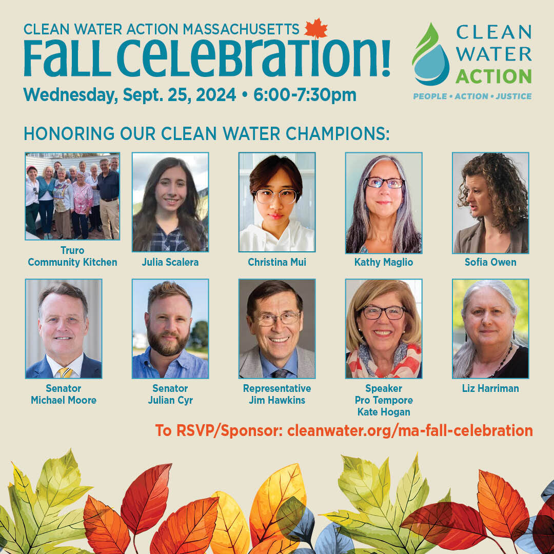 Clean Water MA Fall Celebration Honorees