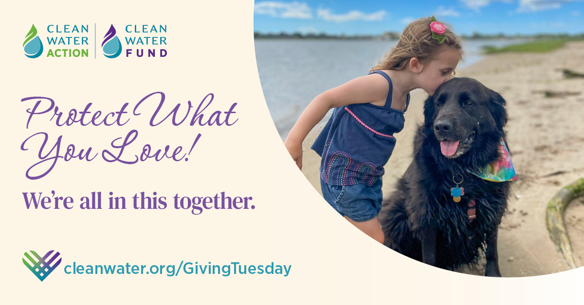 Protect What You Love! We're all in this together. Cleanwater.org/GivingTuesday