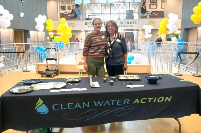 Image of Clean Water Action's ReThink Disposable team at CT middletown schools event