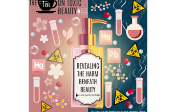 Graphic design that says Protecting Women of Color from Toxic Chemicals