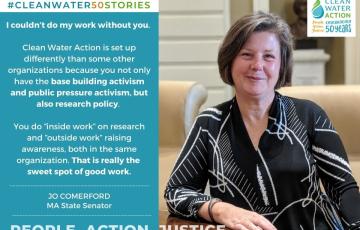 Clean Water 50 Stories: Senator Jo Comerford